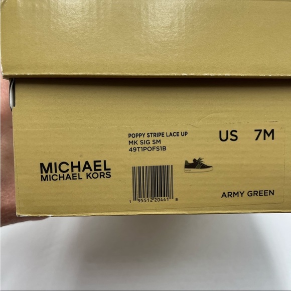 MICHAEL KORS Poppy Stripe Lace
Up Sneakers - Picture 9 of 9